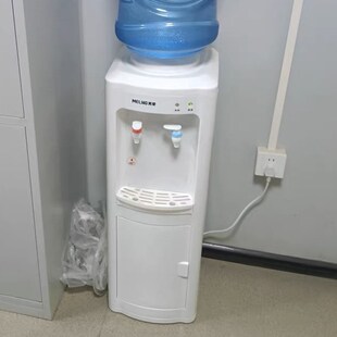 白色立式饮水机冷热家用小型多功能上置水桶全P自动上水办公室新