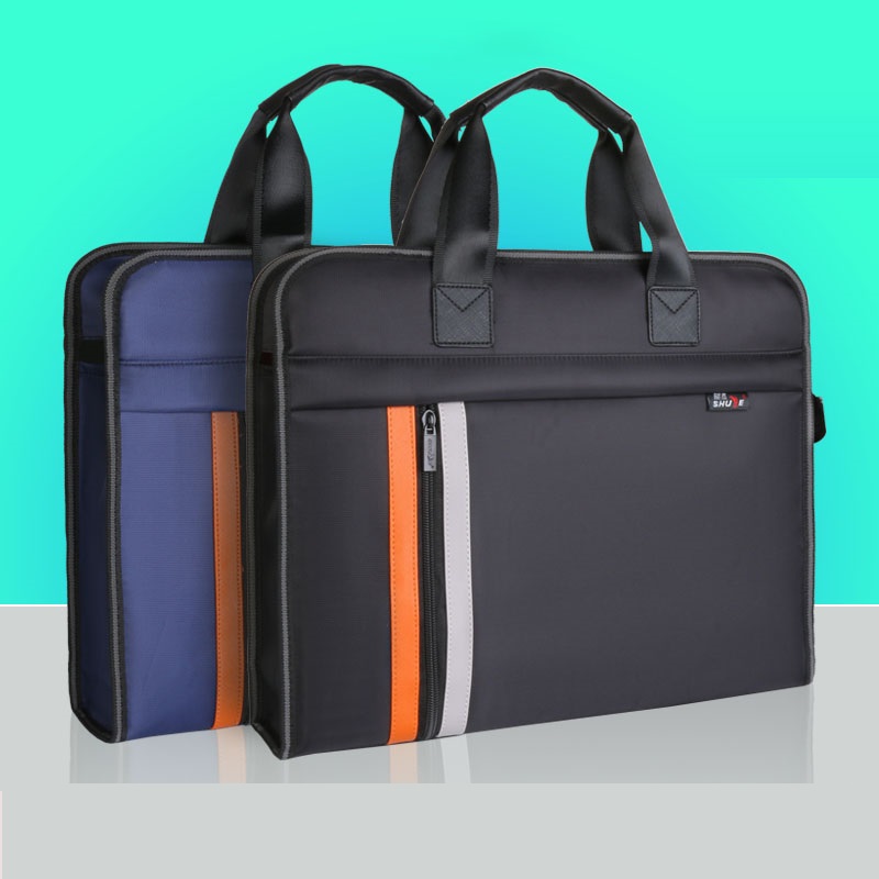 极速File bag canvas information bag briefcase female portfol