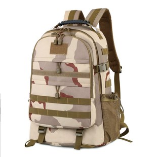 水墨纹夏季虎斑战户外特迷彩双肩包战术三级包书包登山包男旅新款