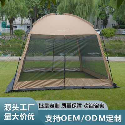大空间户外露营网纱凉C棚防蚊虫多人野营帐篷