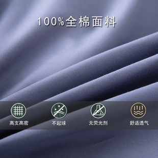 纯色床笠单件学生宿舍全棉单人薄垫床垫套罩蓝色床罩90x190cm