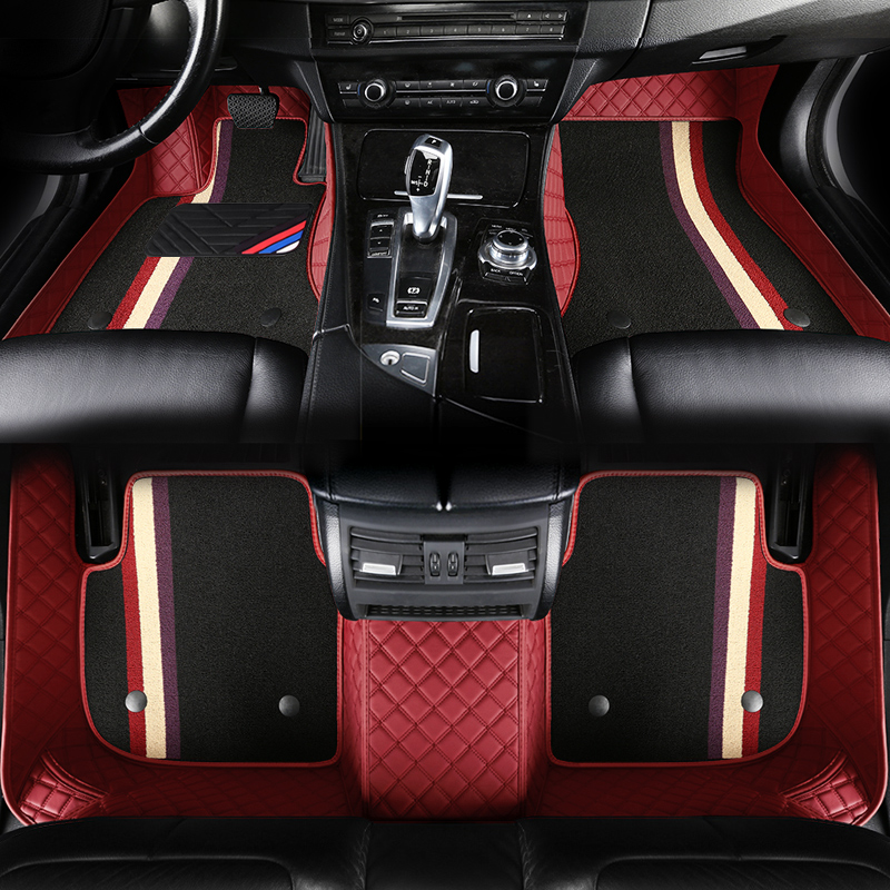 汽车脚垫丝圈防水耐脏易清洗专z车专用定制款原车踩垫地毯式脚踏