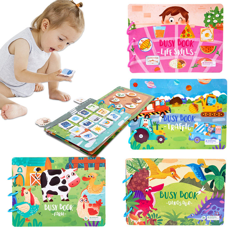 新品My First Busy Books Monwtessori Paste Quiet Book Baby Ed图片