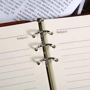 喜语活页本9孔活页夹商务笔记本文具本子加厚B5记事本定制logo