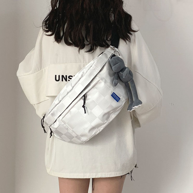 运动斜挎包包女夏2022新款大容量学生胸包休闲背包帆布腰包男工装,箱包皮具/热销女包/男包,胸包,淘宝优惠券,粉丝福利购,淘宝优惠卷