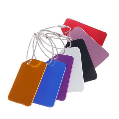 速发Fashion Ausuky Aluminium Metal Travel Luggage Tag Baggag