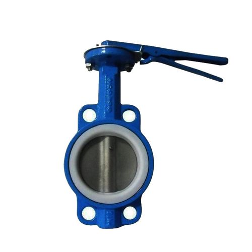 D71X-16手动对夹蝶阀不锈钢板 四氟 电动 DN50 65 80 100 125 150