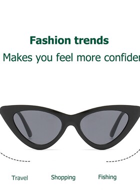 新品Fashion goggle Sunglasses Cat eye eyewear Qtriangular gl