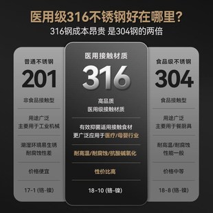 牛排面包烧烤食物厨房家用防烫 316特厚不锈钢食品夹子v烤肉韩式