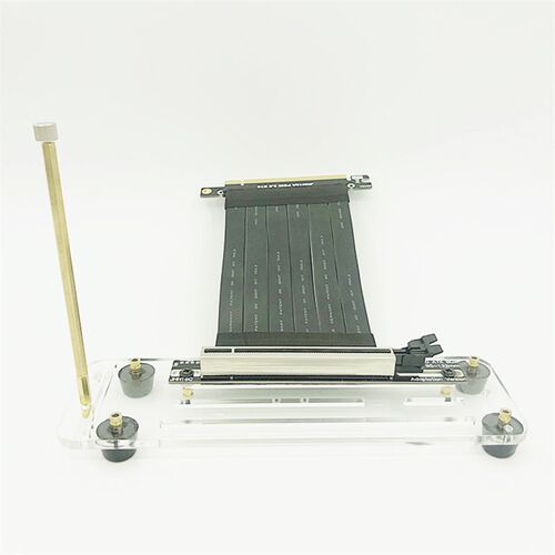 显卡竖装亚克力支架底座磁吸固定延长直立PCI-E 3.0x16机箱外接