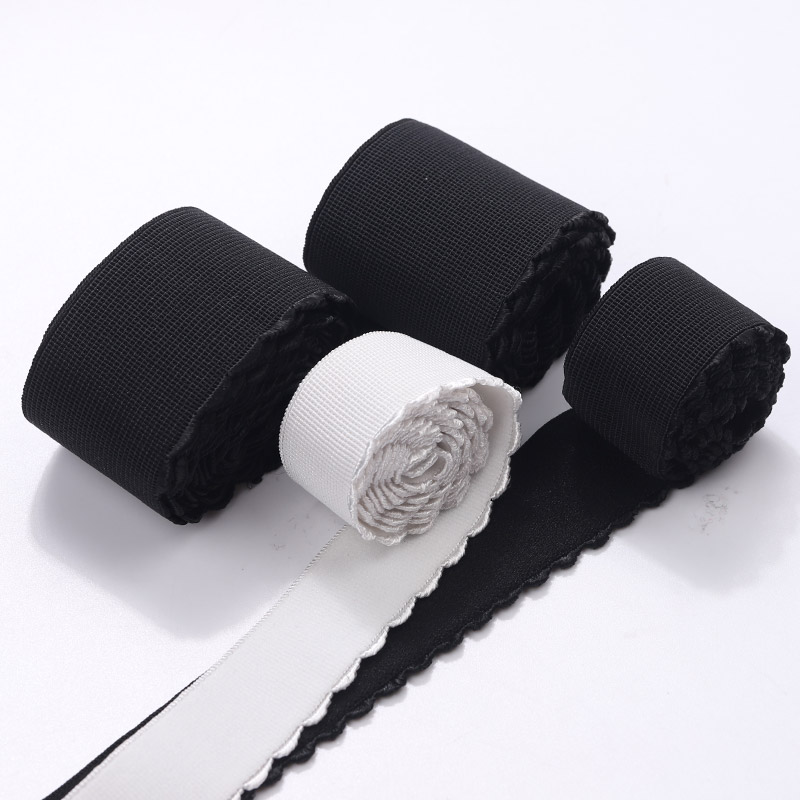 月牙松紧b带单面带绒宽皮筋高弹力裙子裤腰皮筋内衣肩带diy辅料