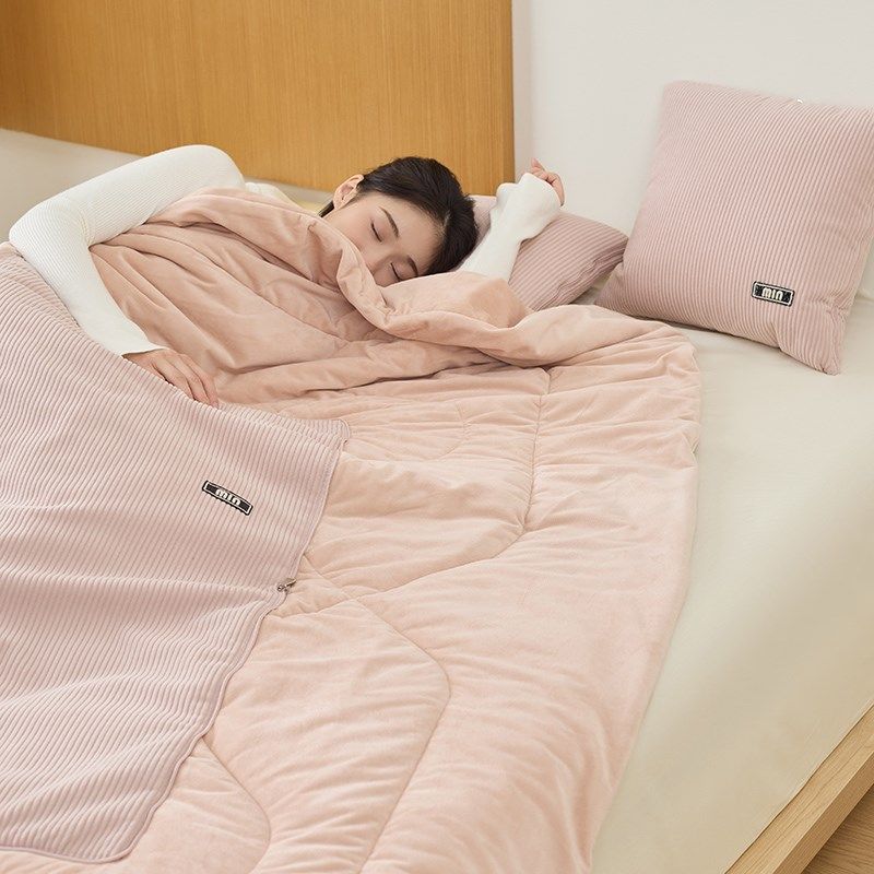 简约抱枕被子两用纯色汽车沙发盖毯加厚办公室宿舍午休小枕头冬季,居家布艺,抱枕被,淘宝优惠券,粉丝福利购,淘宝优惠卷