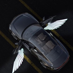 天使之翼迎宾灯汽车用品车载氛围灯车门灯照地灯车内开门改装新款