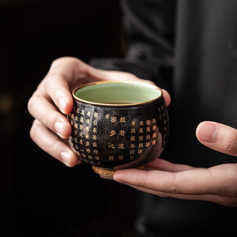 现货茶杯陶瓷套装家用办公主人杯单杯水杯专用品茗杯功夫茶具高档