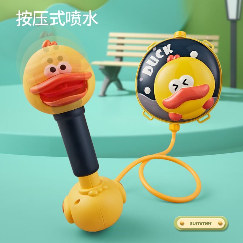 新款背包水枪儿童玩具喷水男女孩超远射程战斗抽拉式大容量无限火
