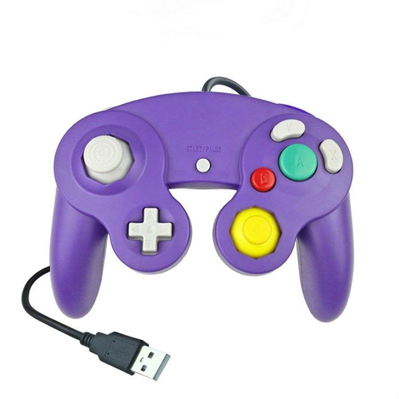 For Game Cube Controller USB Wired Handheld Joystick Contro