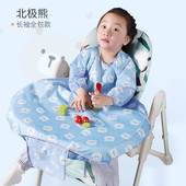 一体式 餐椅罩衣防k水围兜宝宝自主进食吃饭防脏神器婴儿童吃饭围