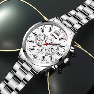 速发reloj hombre Fashion Mens Stainless Steel Watches Men Bu