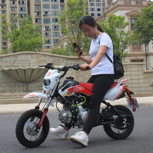 小摩托车迷你越野四冲程跑车山地车全新125CC成人小型迷你摩托车