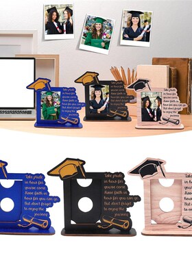 Three-dimensional Wooden Table Graduation Season Gift