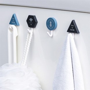 Nordic Style 3 Pcs Wall ers Hook Bathroom Door Towel Hook Ki