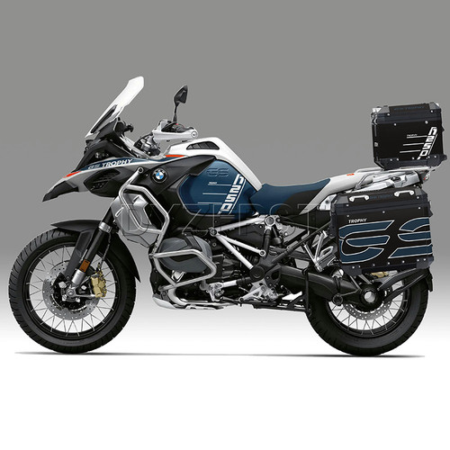 GS TROPHY款新2023款版画r1250/1200GS原厂三箱贴纸改装防水现货