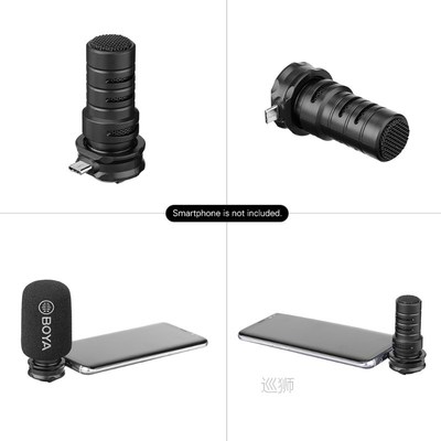 BY DM100 DM200 A7H Digital Condenser Mic Microphone for iPho