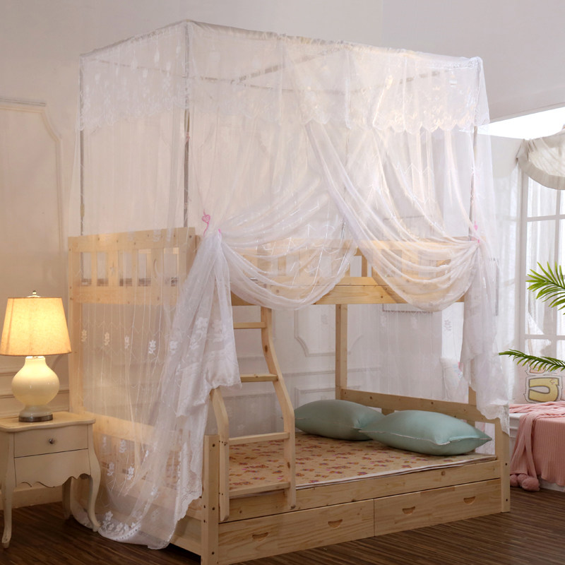 子母床蚊帐上下铺一体式1.5米1.2米实木儿童床双层床高低蚊帐1.35,床上用品,蚊帐,淘宝优惠券,粉丝福利购,淘宝优惠卷