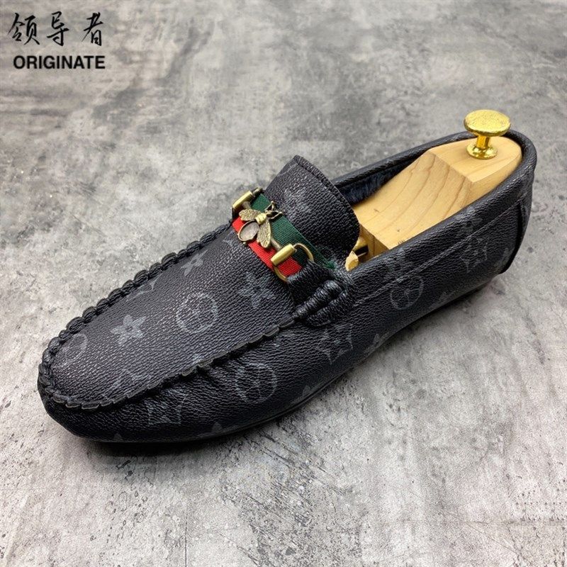 2023冬季新款男士豆豆鞋韩版潮流懒人一脚蹬板鞋青年时尚百搭男鞋,流行男鞋,单鞋,淘宝优惠券,粉丝福利购,淘宝优惠卷