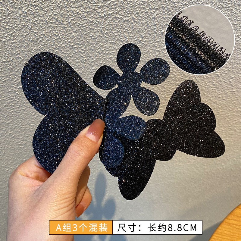 刘海贴魔法贴发贴粘后脑勺女固定刘海发卡魔术贴碎发整理神器新款