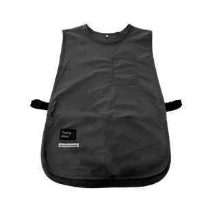 高级咖啡师围裙新款餐饮奶茶店短款马甲工作服定制logo印字