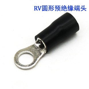 冷压RV绝缘端子O型冷压线鼻子z圆形连接端子预绝缘接线端子铜线耳