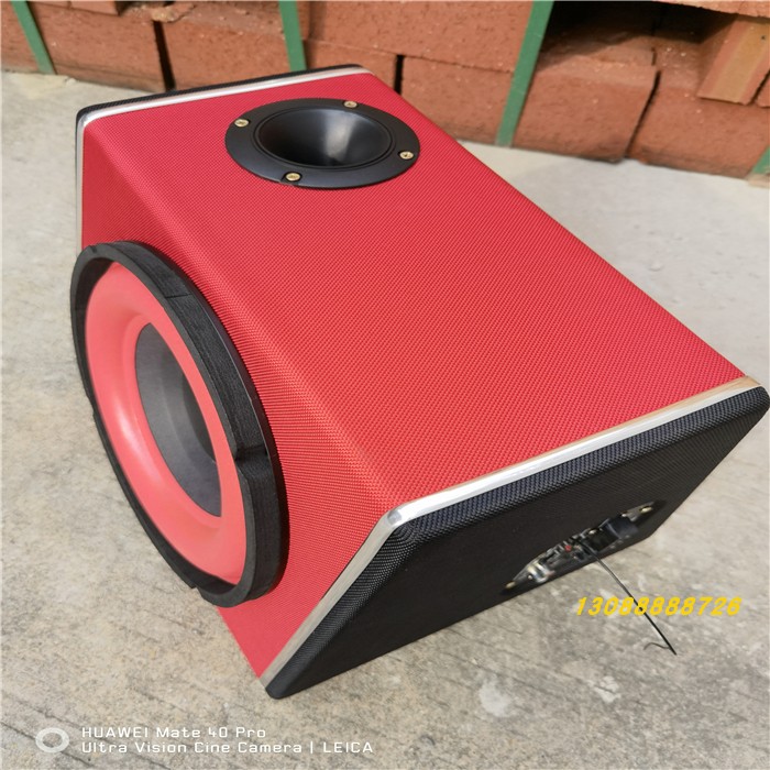 新上市10寸梯形低音炮车载插卡低音炮蓝牙12V24V220V三用音箱有源