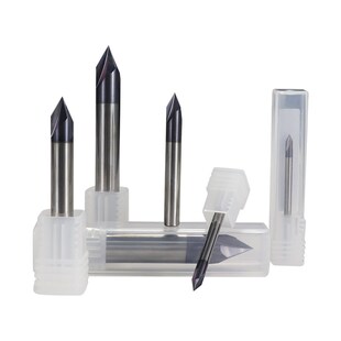 3 Flute Chamfer Milling Cutter 60 Degrees CNC Router Bit 2-1