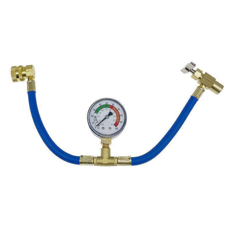R134A汽车空调制冷剂检测加q氟管 1/2ACME开瓶器SELF-SEALING CAN