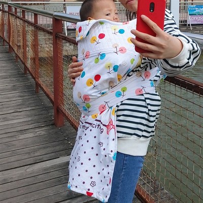 云南贵州背小孩前后背式两用传统婴儿老式宝宝背带夏季背被巾
