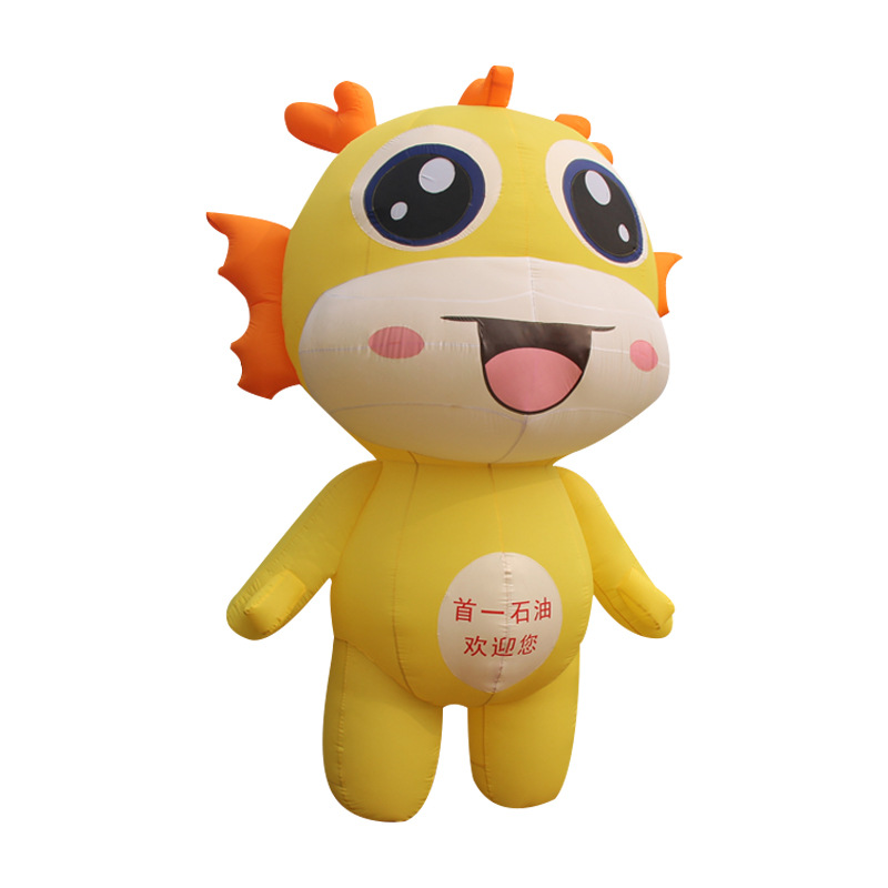 定制充气卡通气模公仔行走人偶模型定做拱门Lpvc闭气广告充气酒瓶
