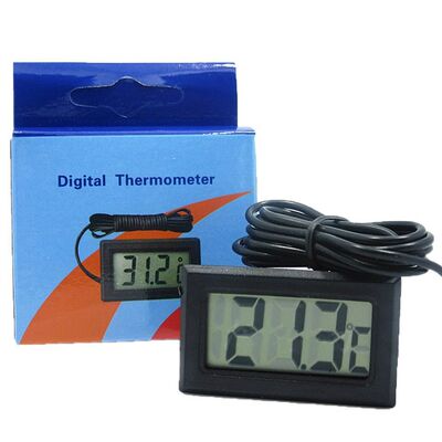 速发Mini Digital LCD Indoor Convenient Temperature Sensor Hu