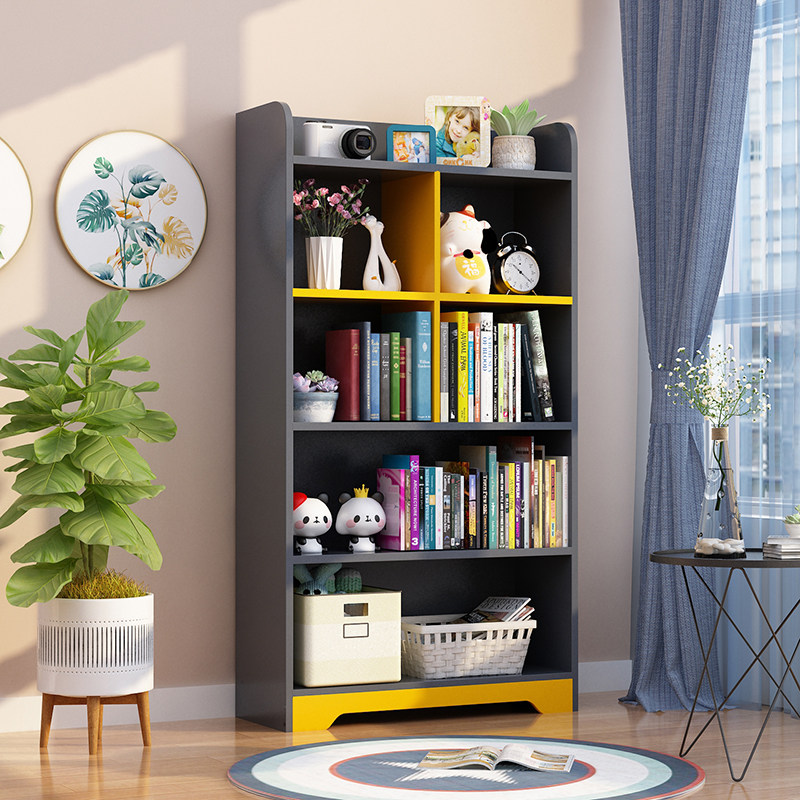 简约现代学生落地置物架书柜环保实木儿童书架收纳柜家用储物柜子,住宅家具,书架,淘宝优惠券,粉丝福利购,淘宝优惠卷