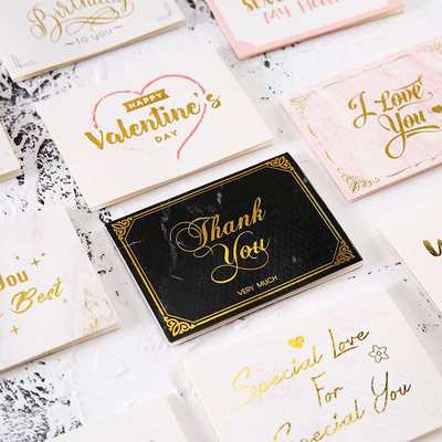 极速Bronzing greeting cards  marble lines  valentine's day g