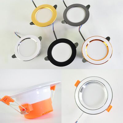 极速Led Downlight 3W 5W AC220V 240V new six color led recess