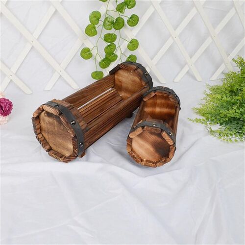 2PCS Shooting Wedding Decoration Solid Wooden Flower Pot Out