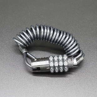 自行车头盔锁钢丝绳箱包防盗电瓶车固定电动车便T携式密码锁山地