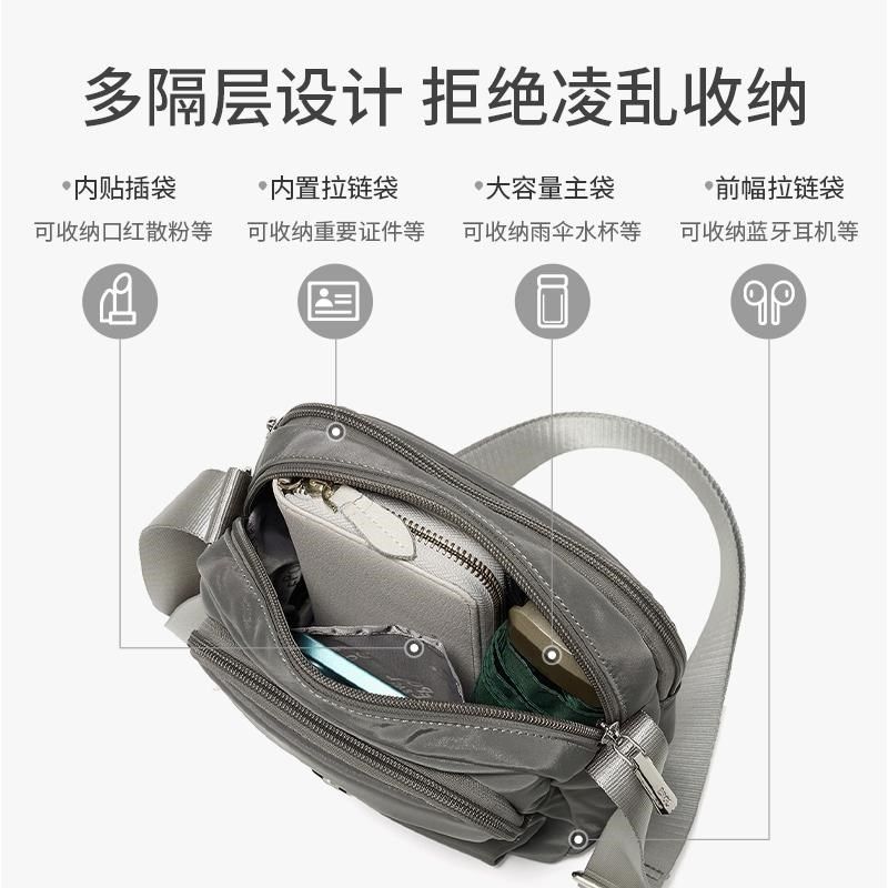 伊保帆布斜挎包通勤女士2025新款手机包竖款尼龙百搭女单肩小包包,箱包皮具/热销女包/男包,通用款女包,淘宝优惠券,粉丝福利购,淘宝优惠卷