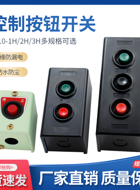 控制按钮 LA10-2H 5A 压扣/扣押开关 启动开关