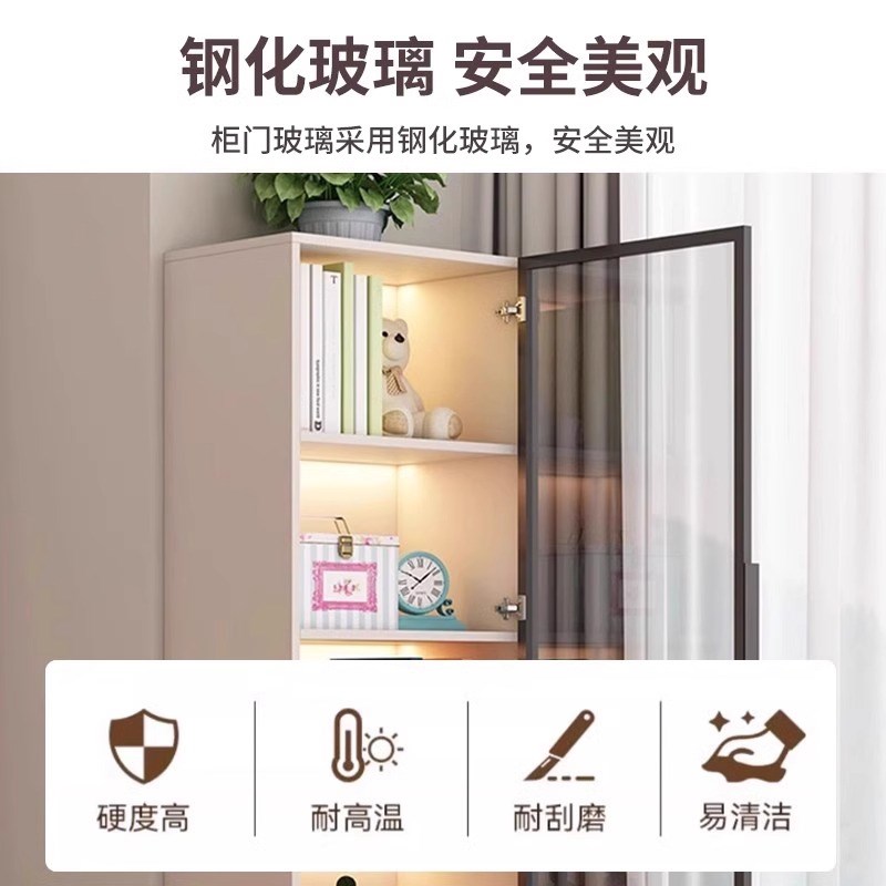 实木飘窗柜阳台储物定q制窗台衣物收纳柜家用多层书柜落地柜置物
