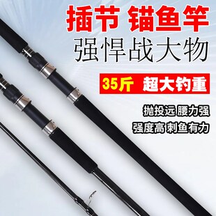 超硬插节锚杆并继锚鱼竿XXH调XH调重雷强远投路亚海竿海钓打黑鱼