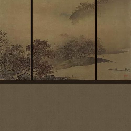 2020新千里江山图拍照背景影楼古装摄影背景影棚摄影背景古装写真