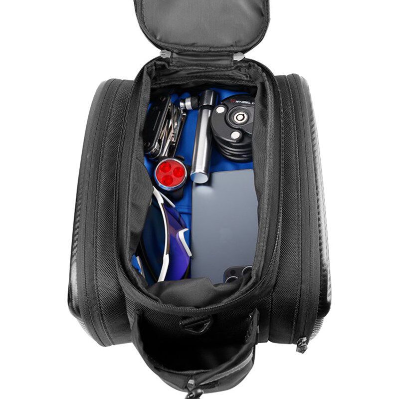 自行车包座驮包硬壳骑行包防水山地车货架包单车储物尾包配件装备