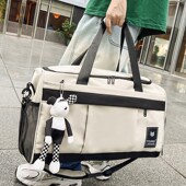 短途手提旅行包学生住校行李包大容量收纳袋运动游泳健身包